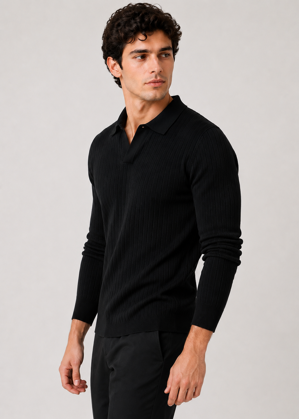 Waffle Long Polo