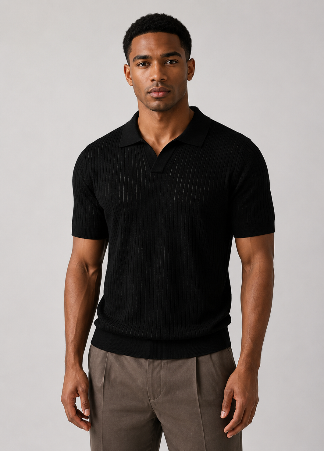 Zion Weston Ribbed Polo
