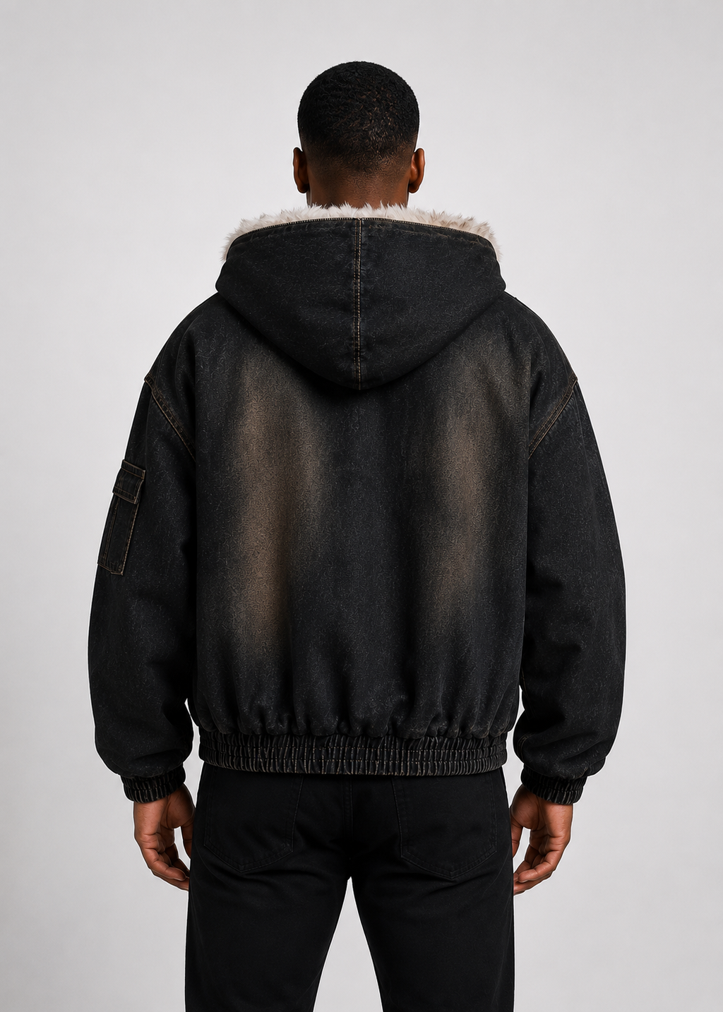 Hooded Denim Jacket