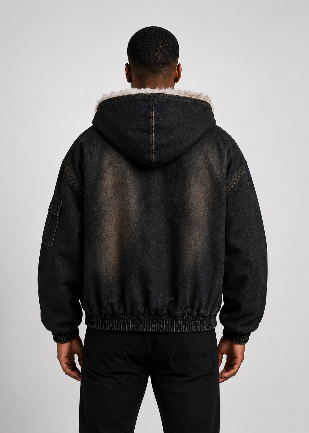 Hooded Denim Jacket