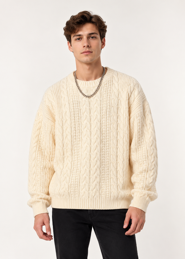 Zion Cable Turtleneck