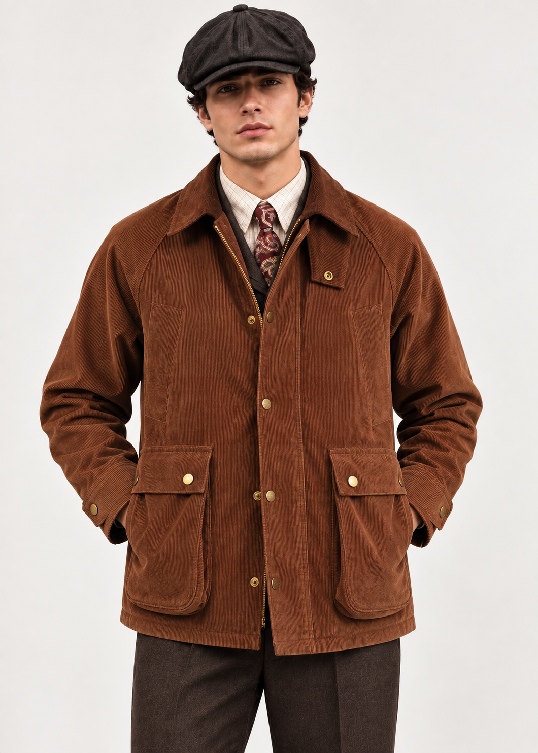 Amalfi Corduroy Trench