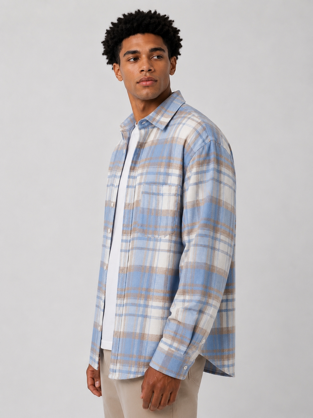 Woolen Plaid Shirt