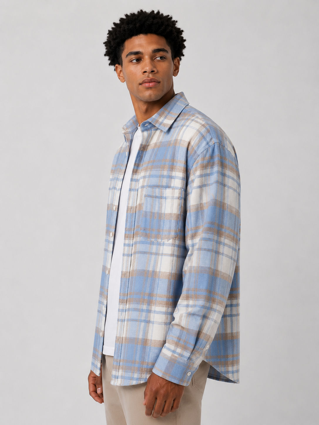 Woolen Plaid Shirt