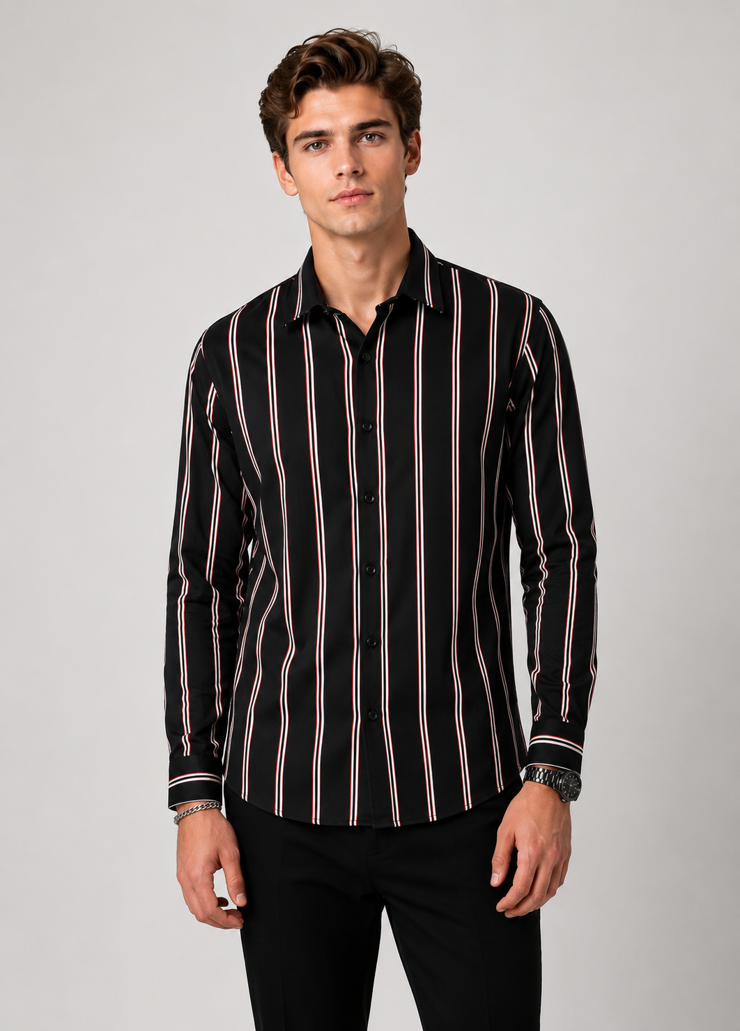 Black Stripe Shirt