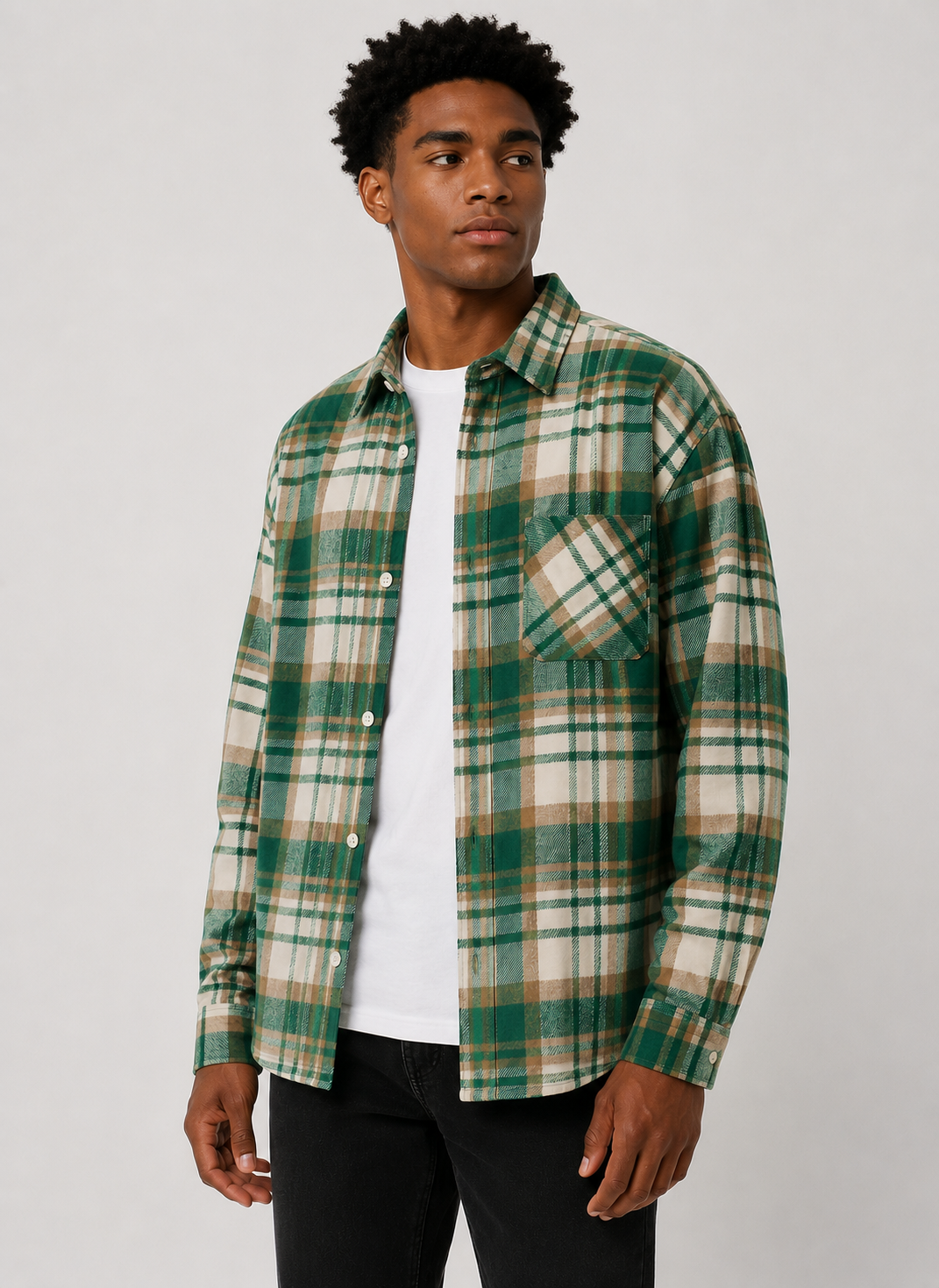 Woolen Plaid Shirt