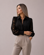 Lace Patchwork Shirt