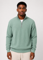 Waffle Zip Polo