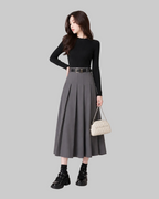 Venetian Pleated Skirt