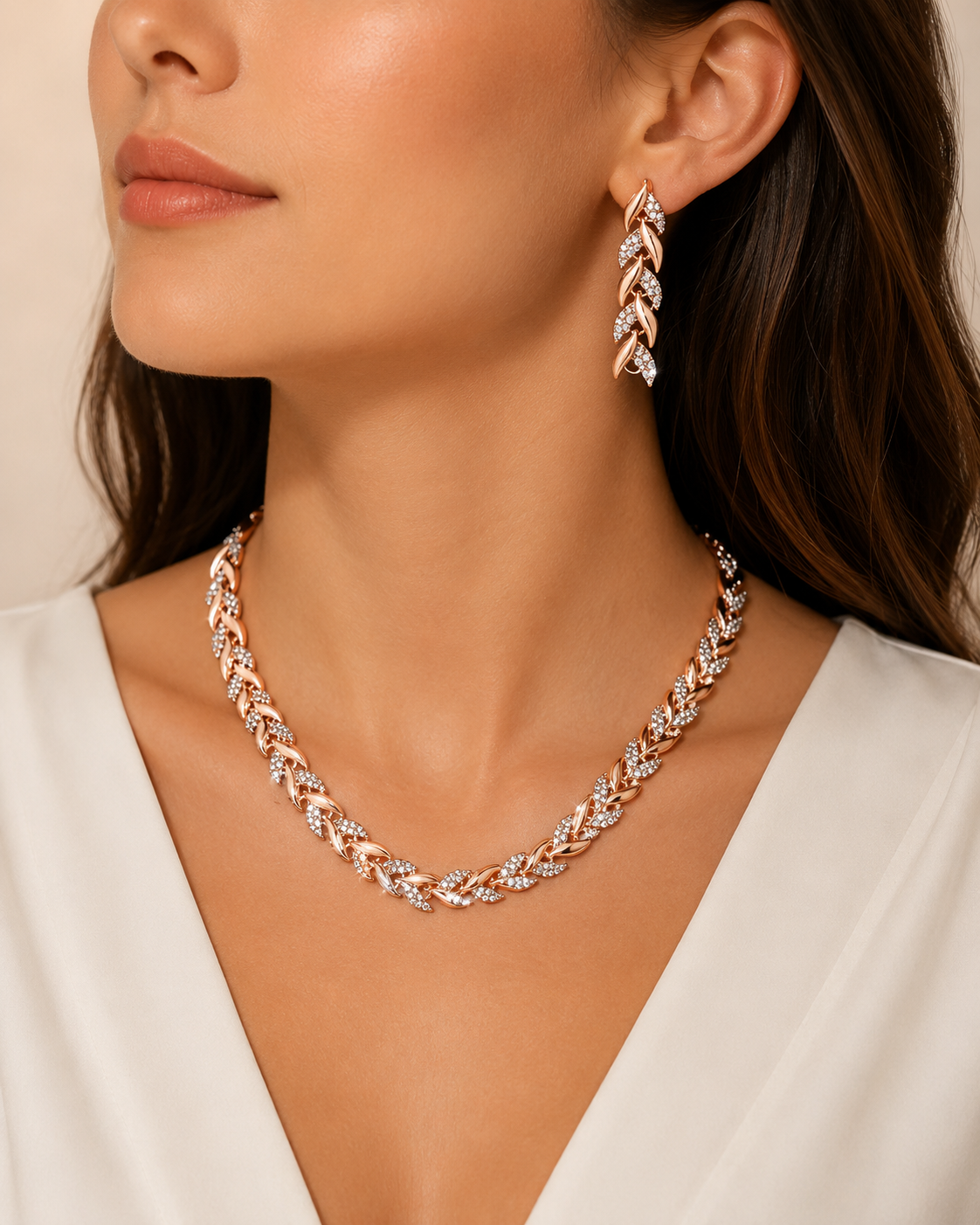 Monaco Leaf Necklace