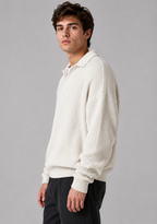 Knit Sweater Polo
