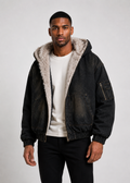 Hooded Denim Jacket