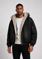 Hooded Denim Jacket