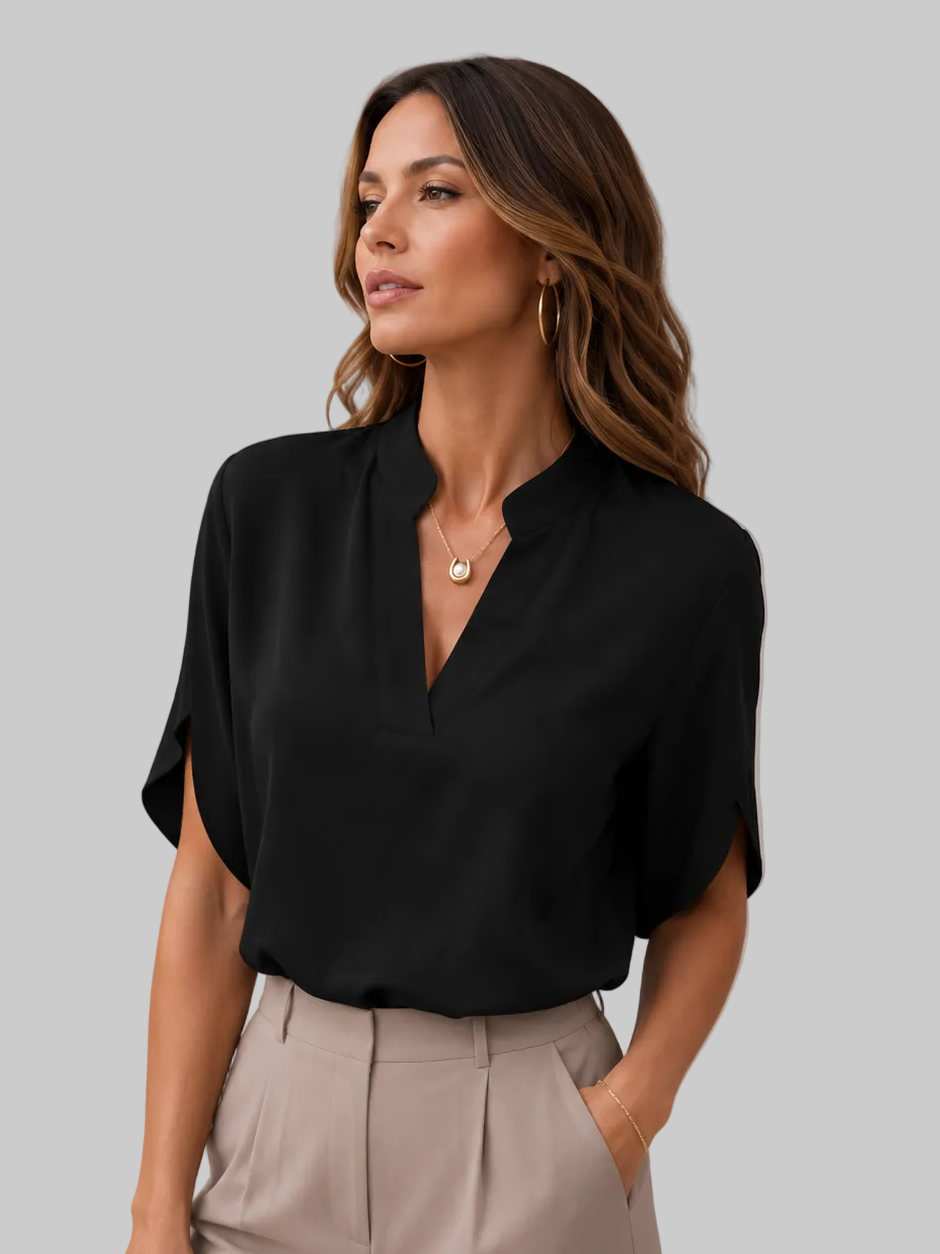 Chiffon V Blouse