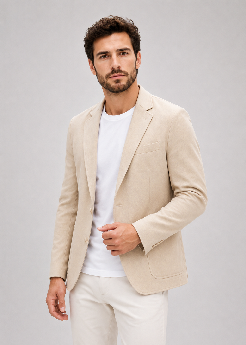 Cotton Linen Blazer