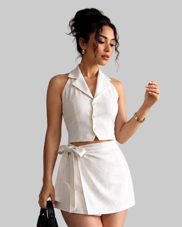 Santorini Skirt Set