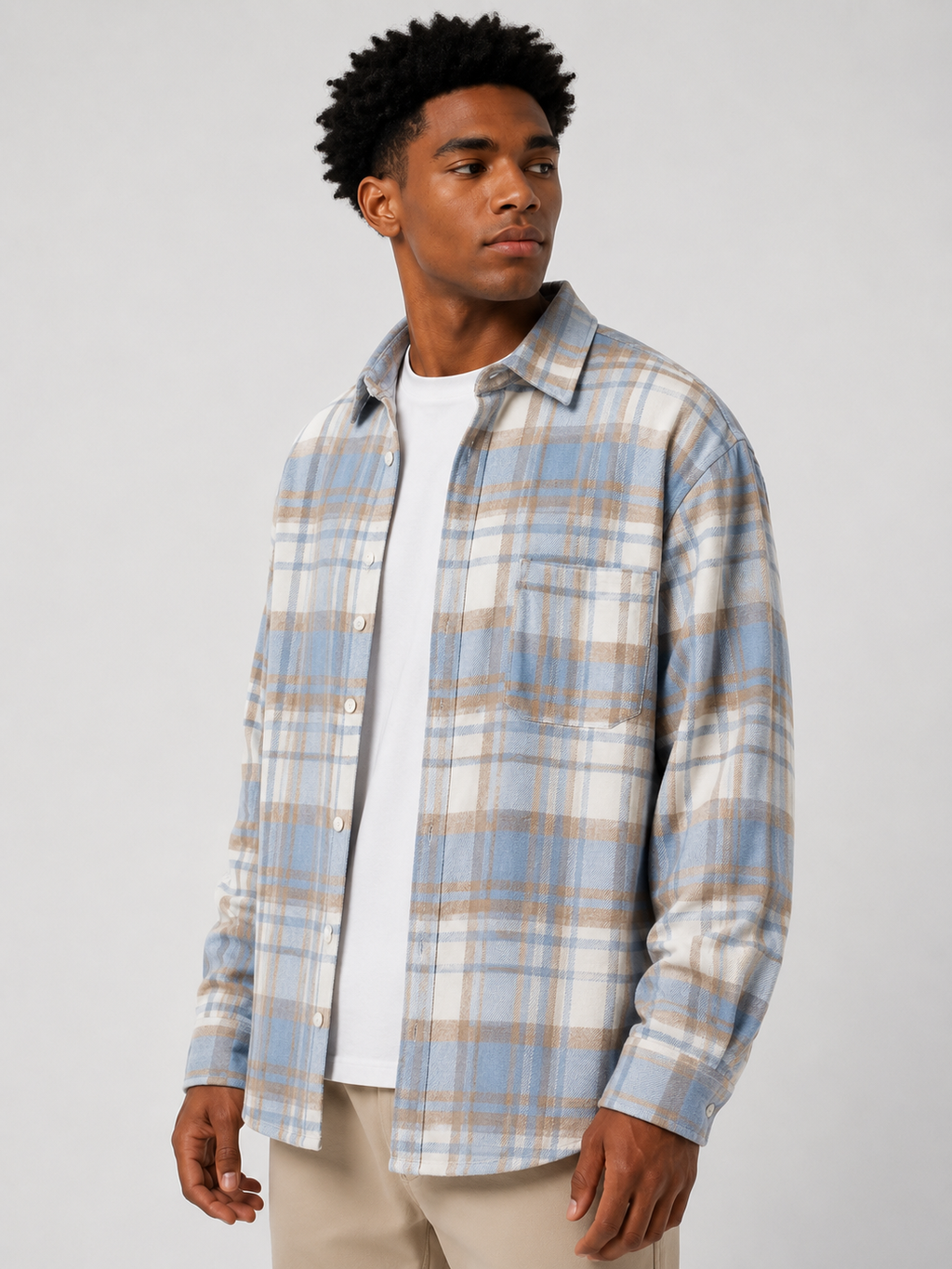 Woolen Plaid Shirt