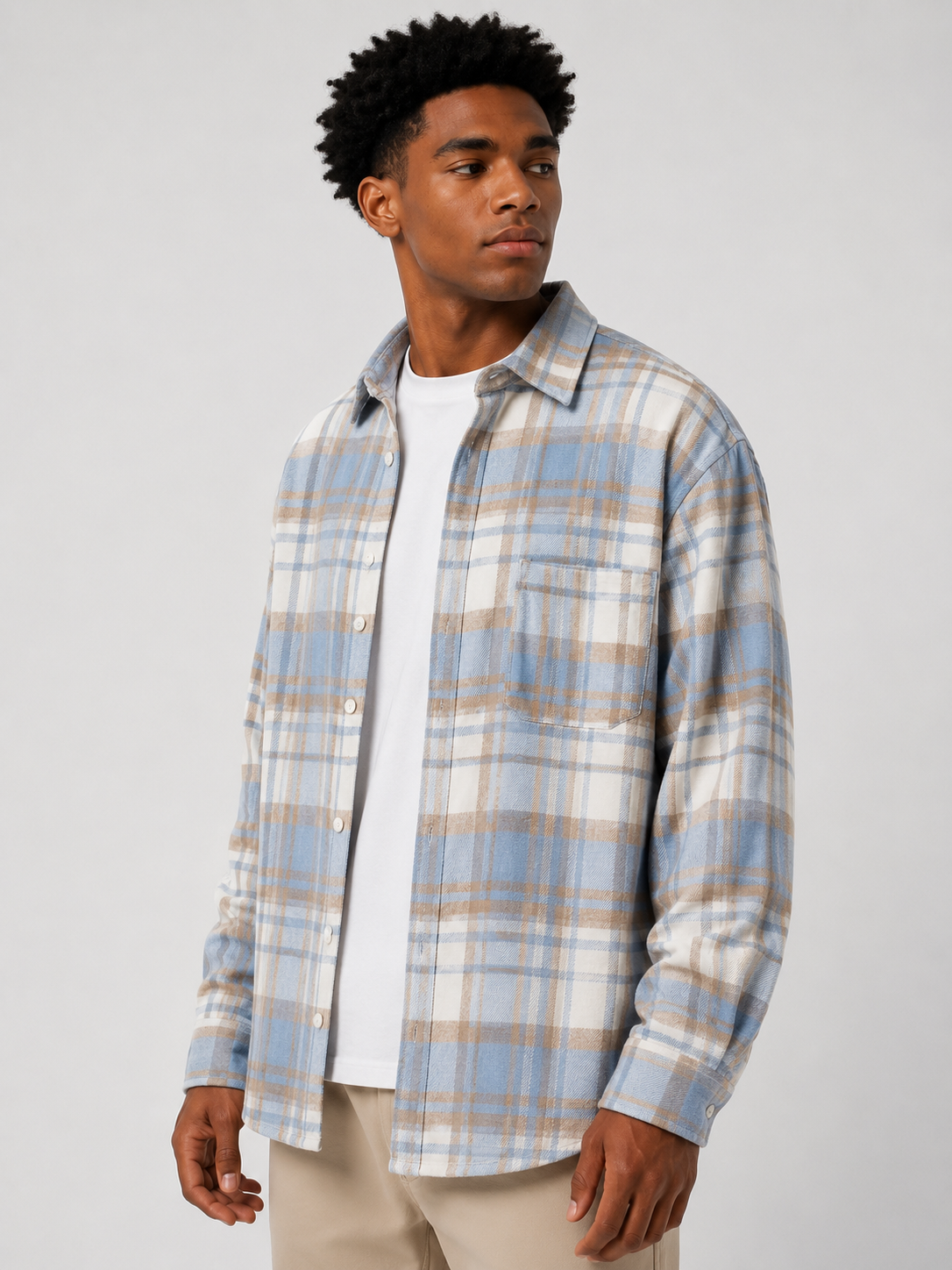 Woolen Plaid Shirt