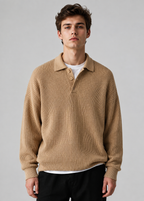 Knit Sweater Polo