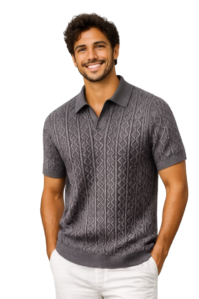 THE V-NECK POLO