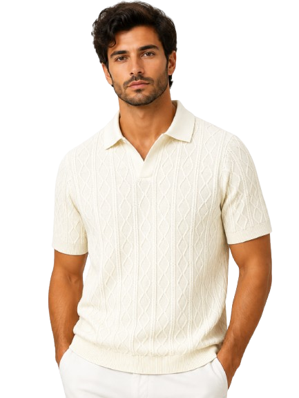 THE V-NECK POLO