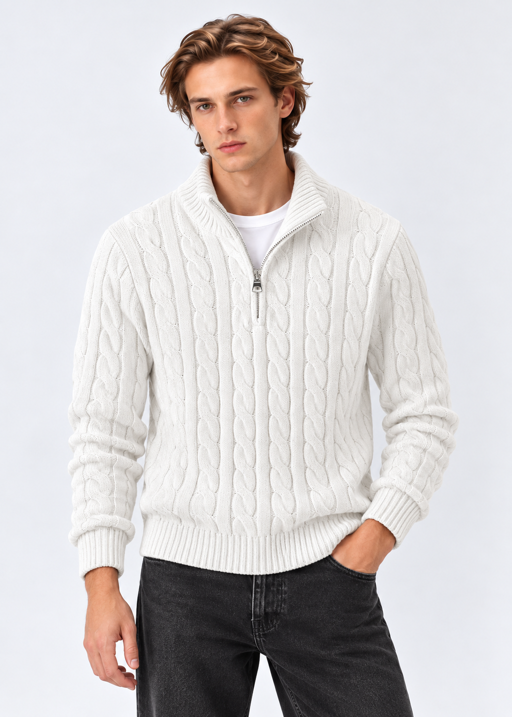 Monaco Cable Half-Zip