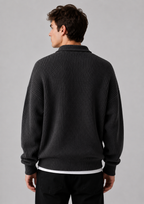 Knit Sweater Polo