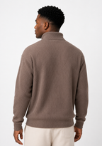 Waffle Zip Polo