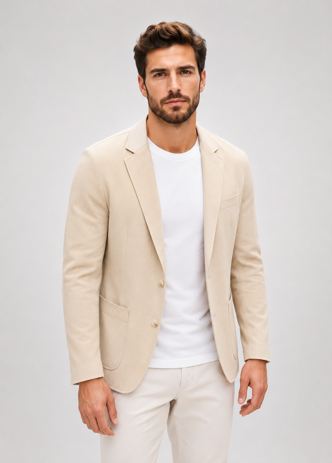 Cotton Linen Blazer
