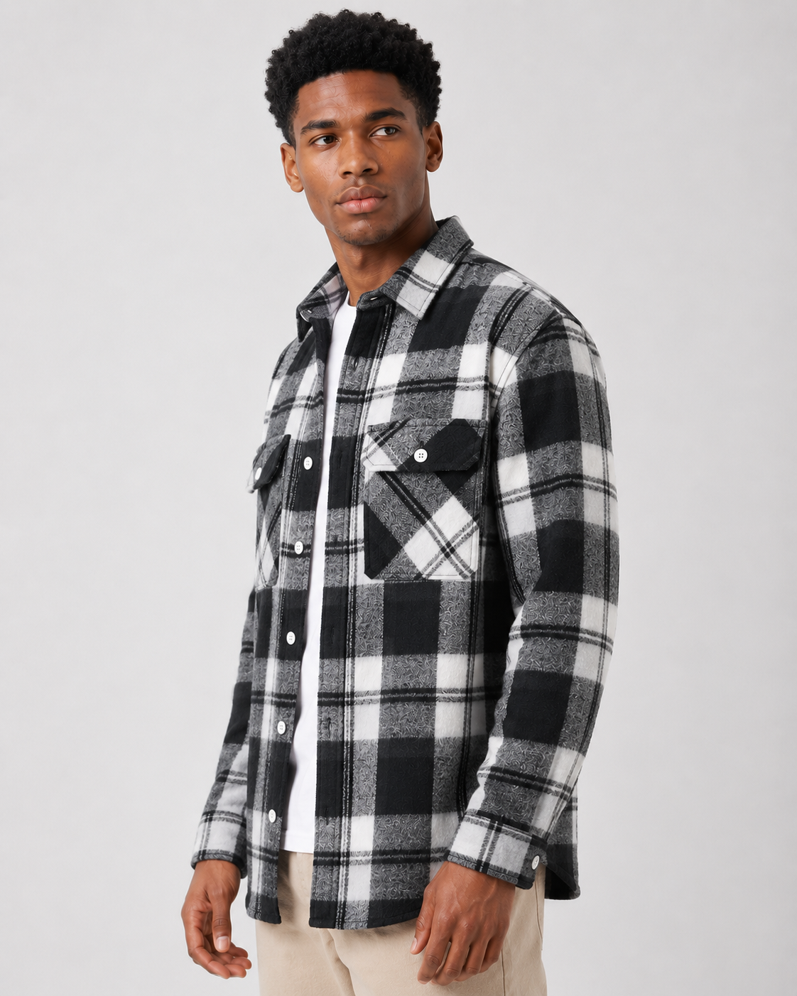 Brushed Plaid Shirt