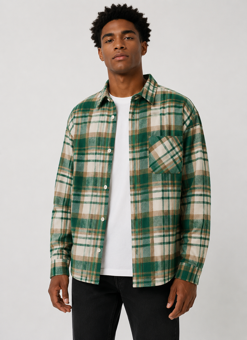 Woolen Plaid Shirt