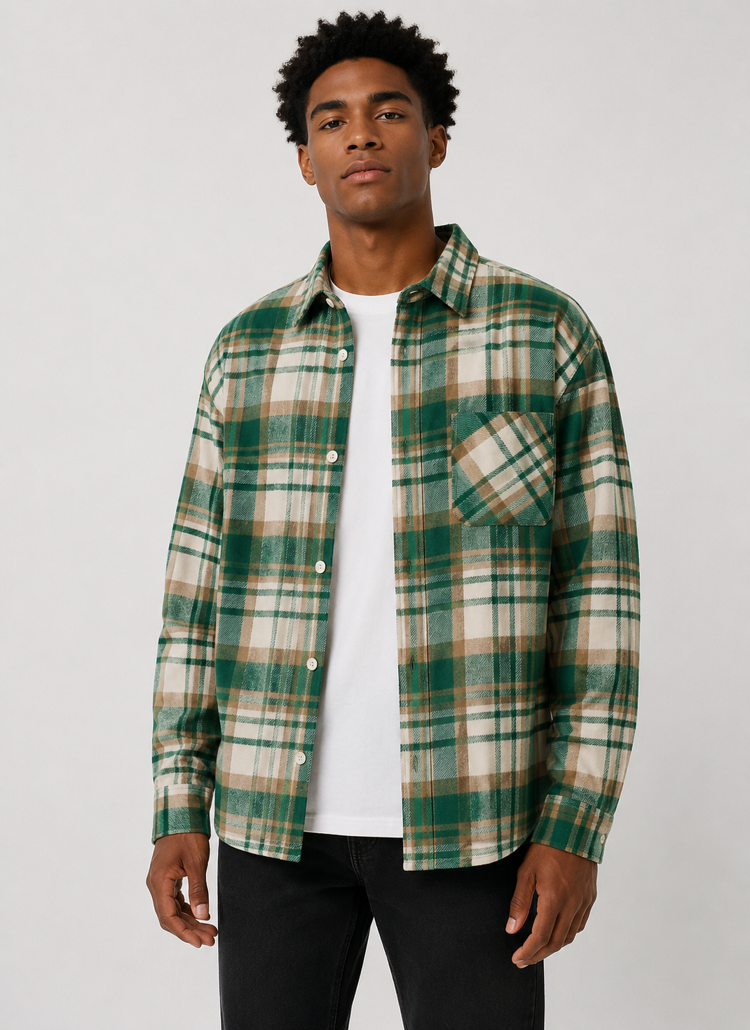 Woolen Plaid Shirt