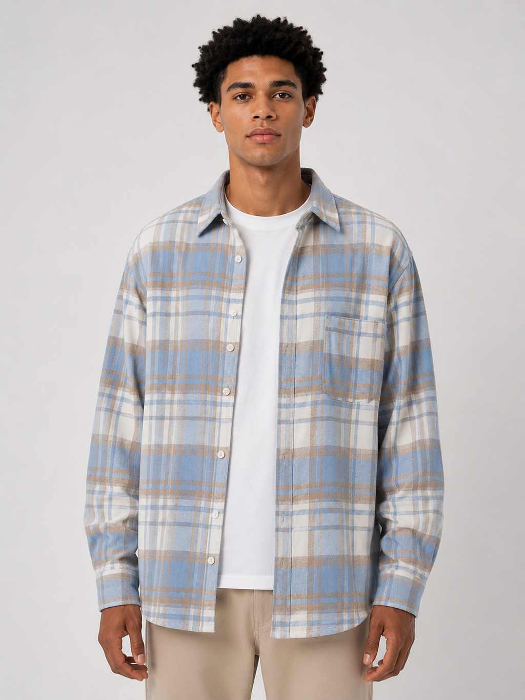 Woolen Plaid Shirt