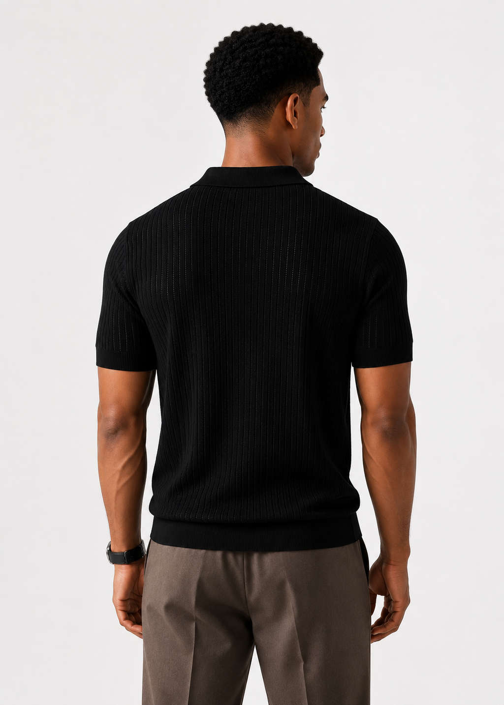 Zion Weston Ribbed Polo