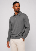 V-Neck Button Polo
