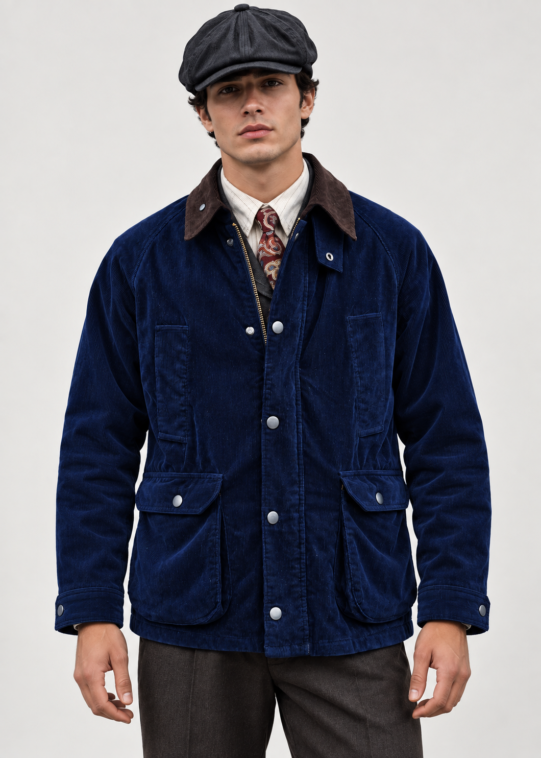 Amalfi Corduroy Trench