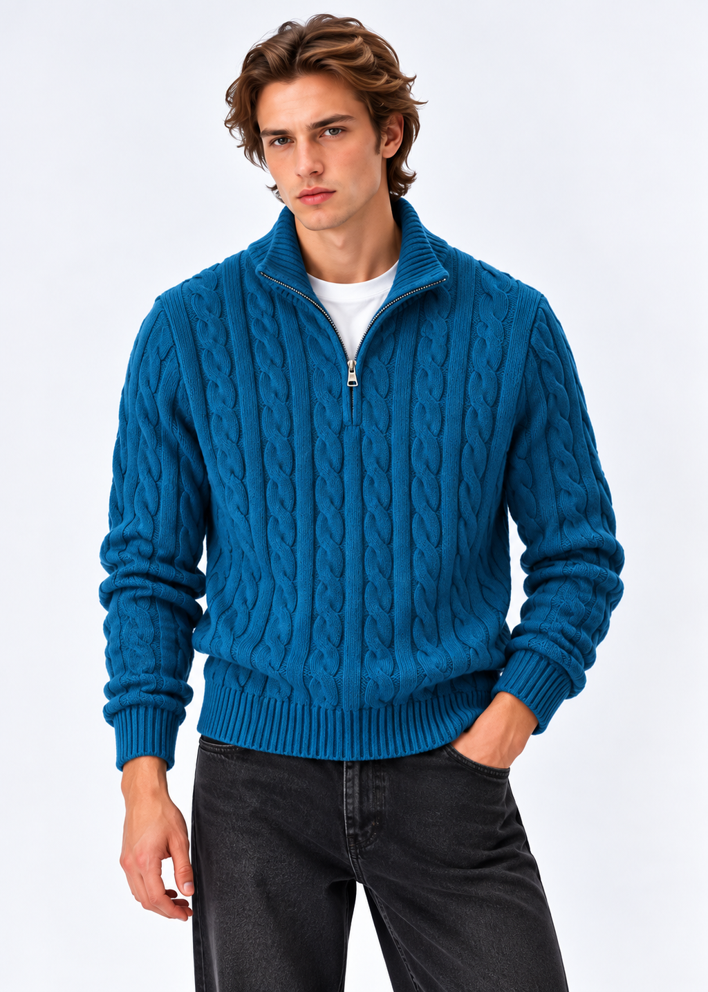 Monaco Cable Half-Zip