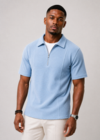 Boat-Neck Polo