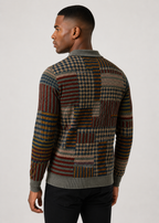 Stripe Lapel Polo