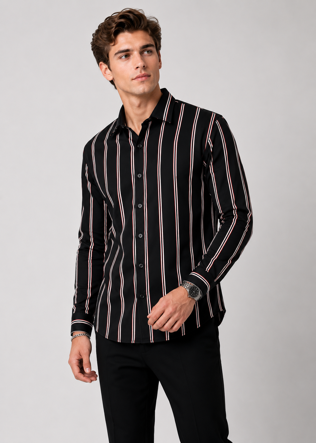 Black Stripe Shirt