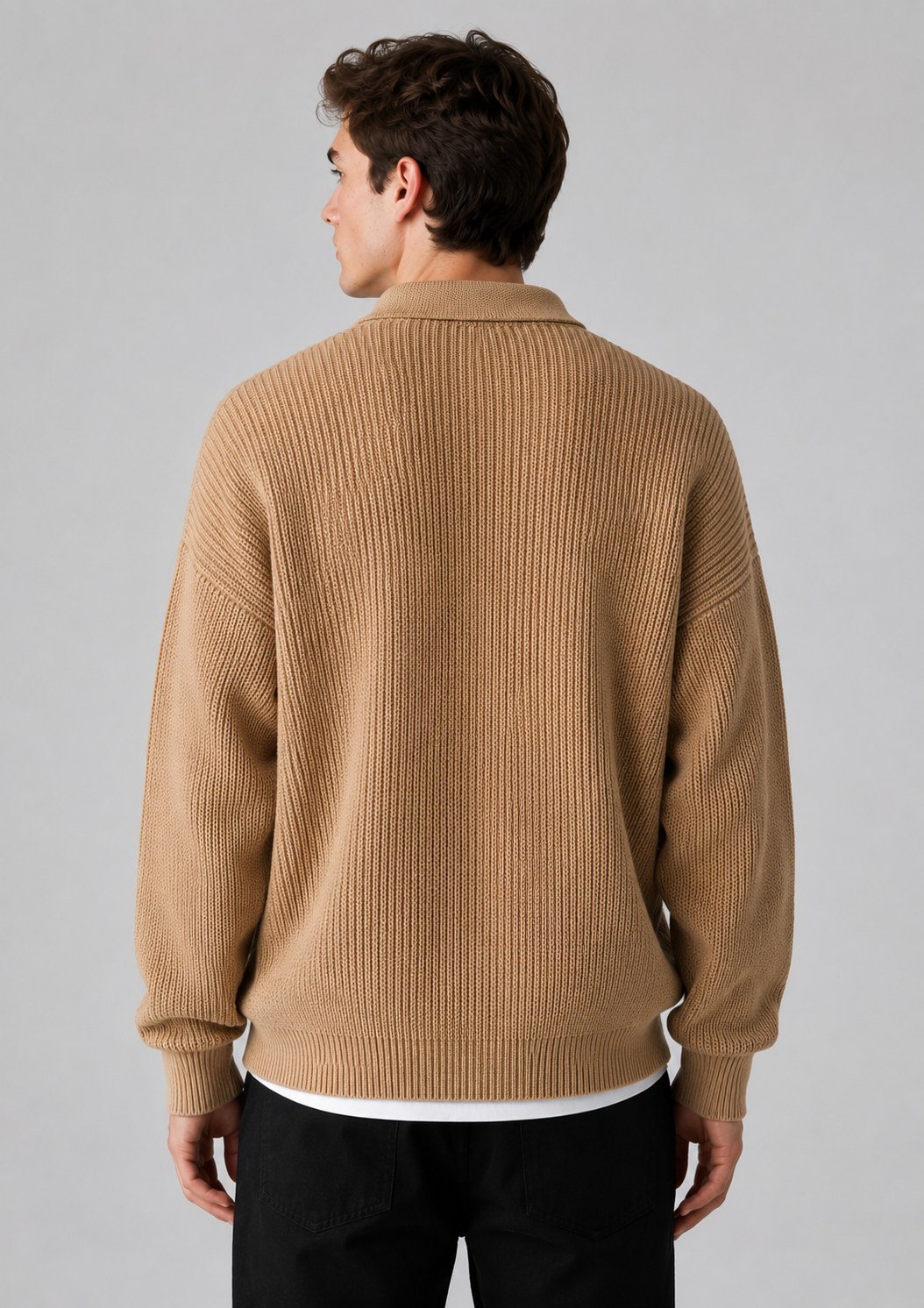 Knit Sweater Polo
