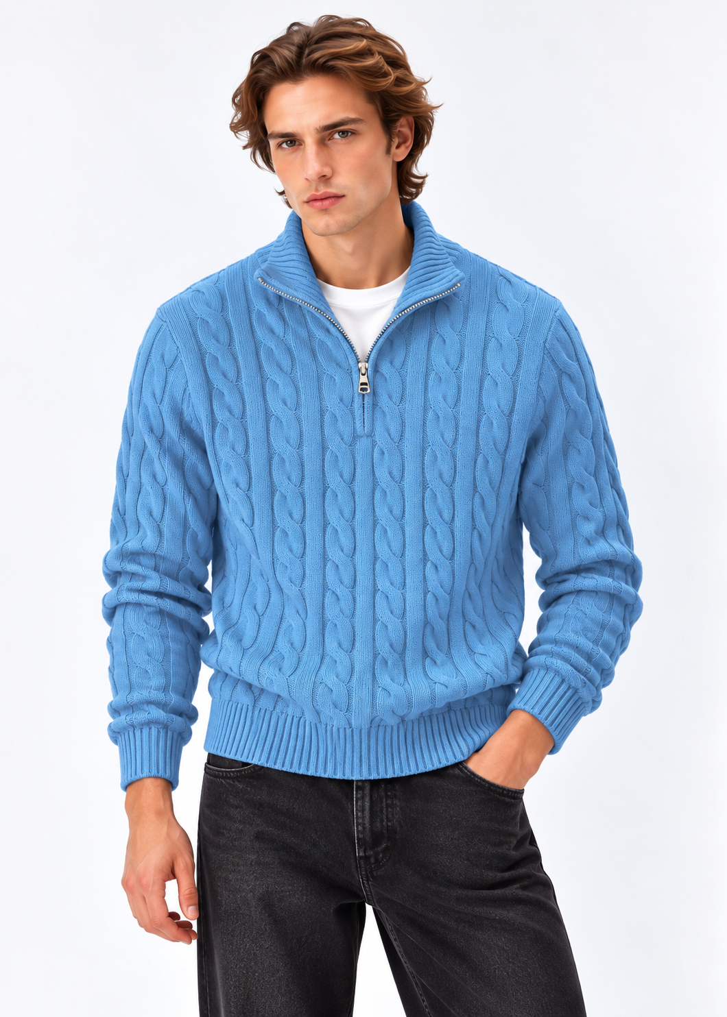 Monaco Cable Half-Zip