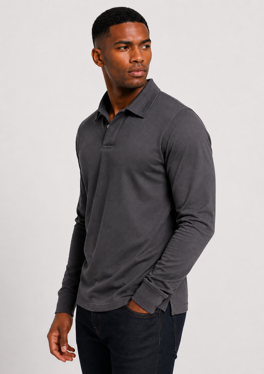 Lapel Long Polo