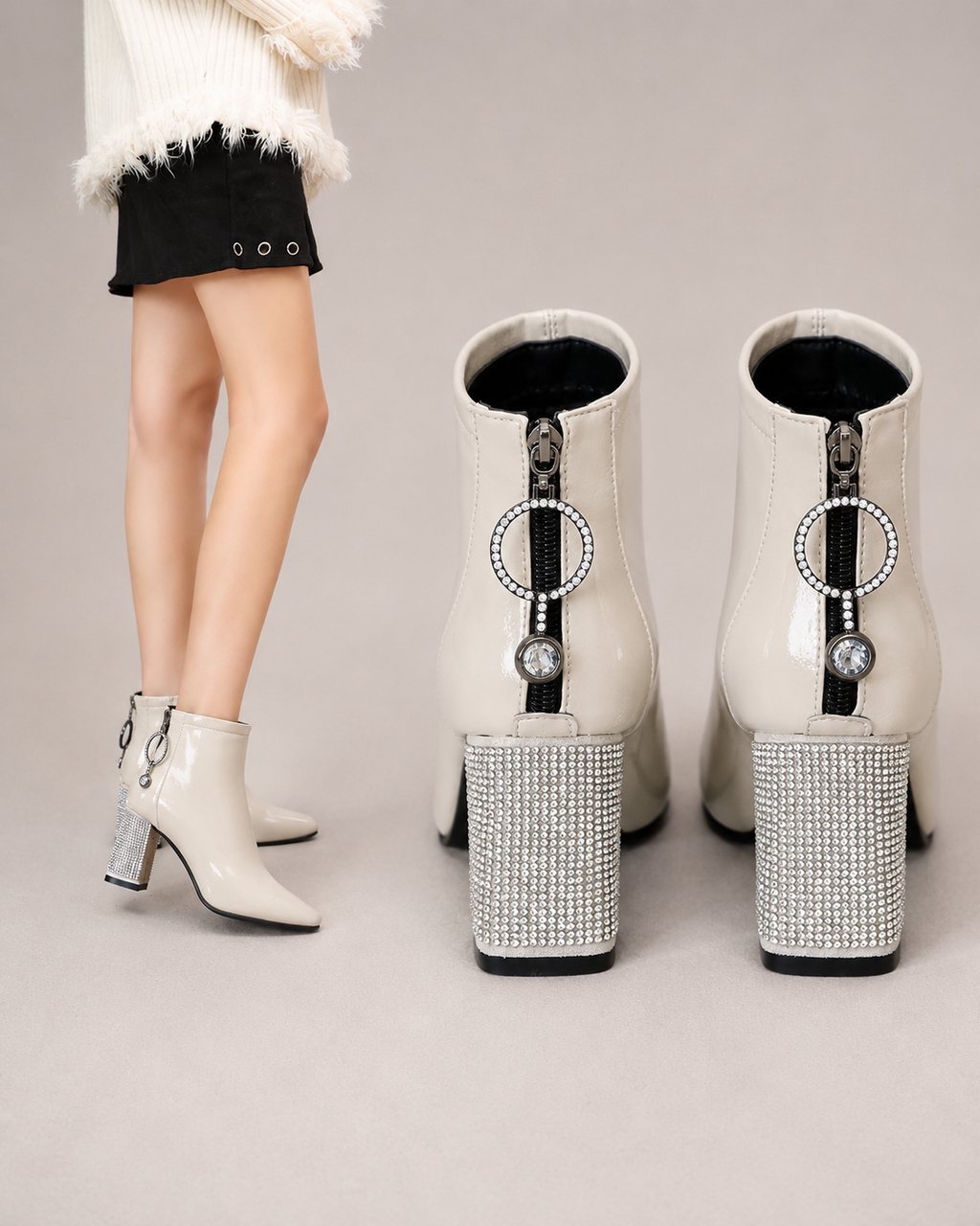 Rhinestone Boot