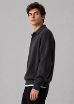 Knit Sweater Polo