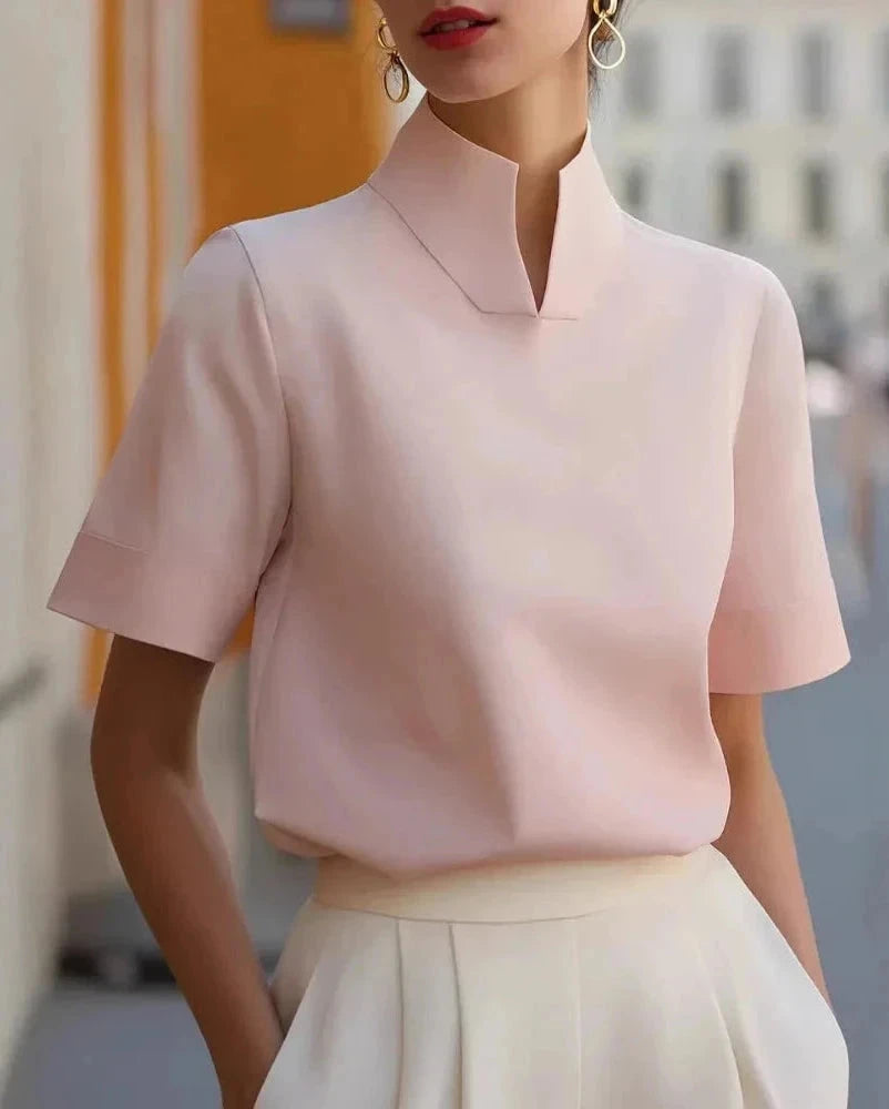 Stand Collar Blouse