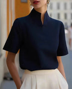 Stand Collar Blouse