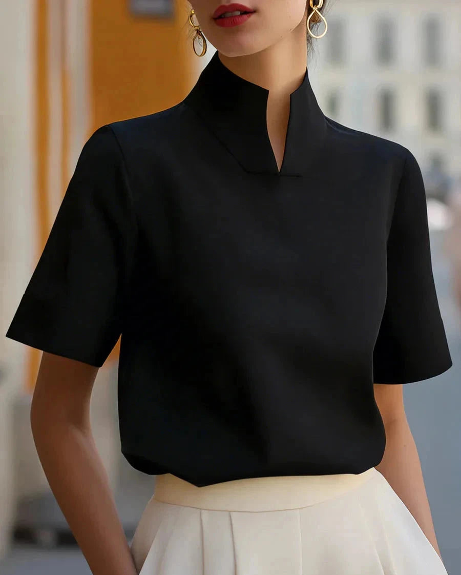 Stand Collar Blouse