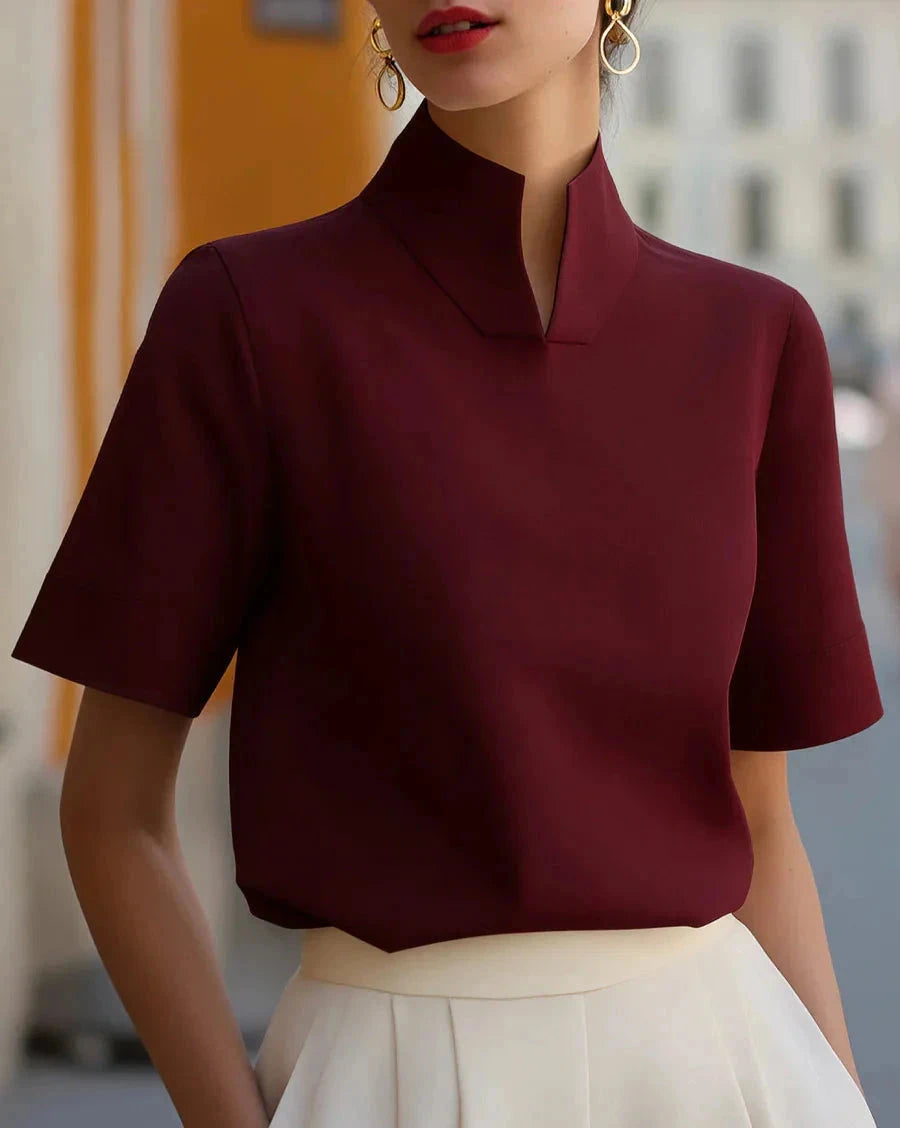 Stand Collar Blouse
